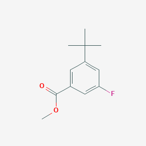 molecular formula C12H15FO2 B3044382 Methyl 3-tert-butyl-5-fluorobenzoate CAS No. 1000341-41-2