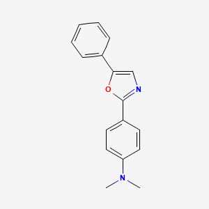 N,N-Dimethyl-4-(5-phenyl-1,3-oxazol-2-yl)aniline