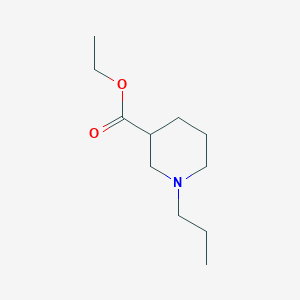 molecular formula C11H21NO2 B3044411 Ethyl 1-propylpiperidine-3-carboxylate CAS No. 100050-04-2