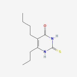 molecular formula C11H18N2OS B3044415 5-Butyl-6-propyl-2-thiouracil CAS No. 100051-37-4