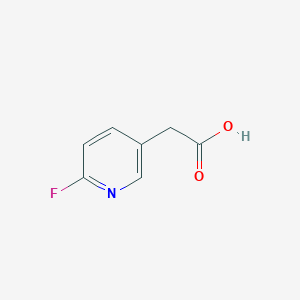 molecular formula C7H6FNO2 B3044417 2-(6-Fluoropyridin-3-YL)acetic acid CAS No. 1000516-02-8