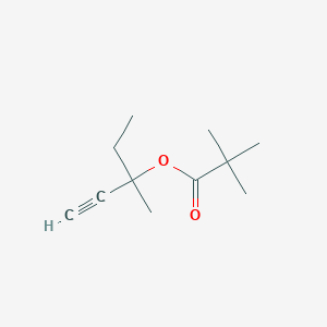Pivalic acid, 1-ethyl-1-methyl-2-propynyl ester