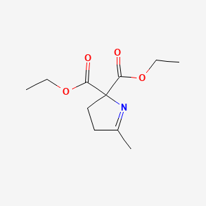 Diethyl 5-methyl-3,4-dihydro-2H-pyrrole-2,2-dicarboxylate