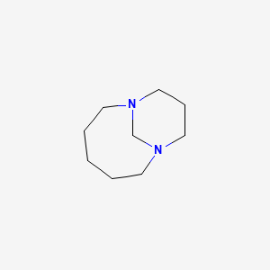 molecular formula C9H18N2 B3044482 1,7-Diazabicyclo[5.3.1]undecane CAS No. 100098-21-3