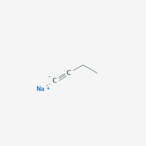 molecular formula C4H5Na B3044487 Sodium but-1-yn-1-ide CAS No. 1001-57-6