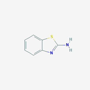 molecular formula C7H6N2S B030445 2-氨基苯并噻唑 CAS No. 136-95-8