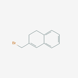 molecular formula C11H11B B3044549 3-(Bromomethyl)-1,2-dihydronaphthalene CAS No. 100188-68-9