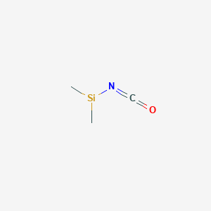 molecular formula C3H6NOSi B3044582 Dimethylsilyl isocyanate CAS No. 100238-69-5
