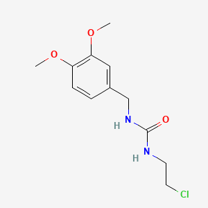 Urea, 1-(2-chloroethyl)-3-veratryl-