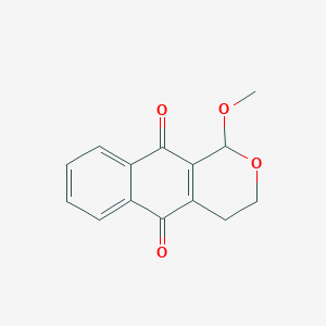 1-Methoxy-3,4-dihydro-1H-benzo[g]isochromene-5,10-dione