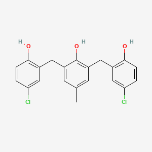Phenol, 2,6-bis[(5-chloro-2-hydroxyphenyl)methyl]-4-methyl-