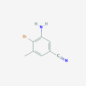 3-Amino-4-bromo-5-methylbenzonitrile