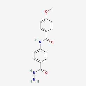 N-(4-(Hydrazinecarbonyl)phenyl)-4-methoxybenzamide