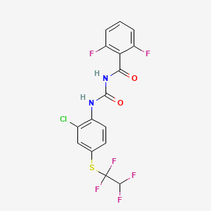 Benzamide, N-(((2-chloro-4-((1,1,2,2-tetrafluoroethyl)thio)phenyl)amino)carbonyl)-2,6-difluoro-