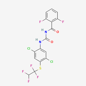 N-((2,5-Dichloro-4-(1,1,2,2-tetrafluoroethylthio)phenyl)carbamoyl)-2,6-difluorobenzamide