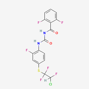 N-((4-(2-Chloro-1,1,2-trifluoroethyl)sulfanyl-2-fluorophenyl)carbamoyl)-2,6-difluorobenzamide