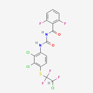 N-((2,3-Dichloro-4-(2-chloro-1,1,2-trifluoroethyl)thiophenyl)carbamoyl)-2,6-difluorobenzamide