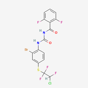 N-((2-Bromo-4-(2-chloro-1,1,2-trifluoroethyl)thiophenyl)carbamoyl)-2,6-difluorobenzamide