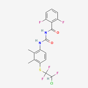 N-((4-(2-Chloro-1,1,2-trifluoroethyl)thio-2,3-dimethylphenyl)carbamoyl)-2,6-difluorobenzamide
