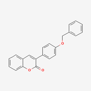 3-[4-(Benzyloxy)phenyl]-2H-1-benzopyran-2-one
