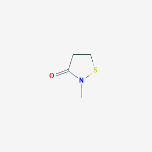 molecular formula C4H7NOS B3044644 2-Methylisothiazolidin-3-one CAS No. 1003-22-1