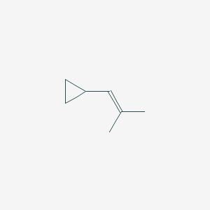 molecular formula C7H12 B3044645 (2-Methylprop-1-en-1-yl)cyclopropane CAS No. 1003-33-4