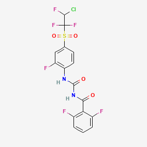 N-((4-(2-Chloro-1,1,2-trifluoroethyl)sulfonyl-2-fluorophenyl)carbamoyl)-2,6-difluorobenzamide