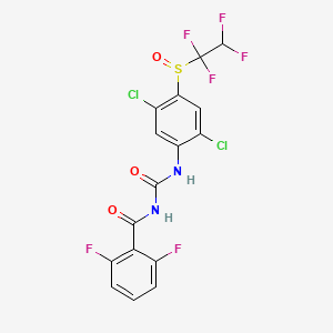 N-((2,5-Dichloro-4-(1,1,2,2-tetrafluoroethylsulfinyl)phenyl)carbamoyl)-2,6-difluorobenzamide