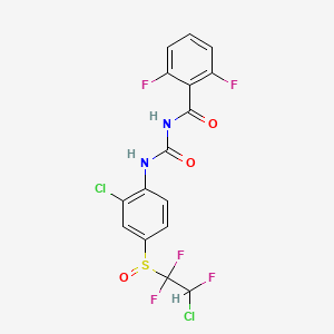 N-((2-Chloro-4-(2-chloro-1,1,2-trifluoroethyl)sulfinylphenyl)carbamoyl)-2,6-difluorobenzamide