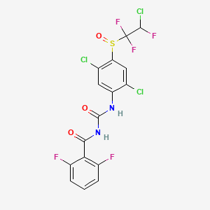 N-((2,5-Dichloro-4-(2-chloro-1,1,2-trifluoroethyl)sulfinylphenyl)carbamoyl)-2,6-difluorobenzamide
