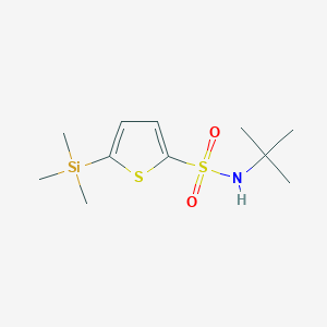 N-tert-Butyl-5-(trimethylsilyl)thiophene-2-sulfonamide