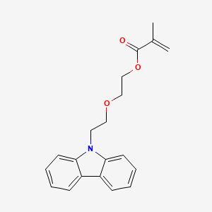 2-(2-Carbazol-9-ylethoxy)ethyl 2-methylprop-2-enoate