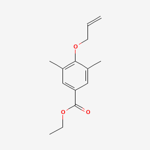 Benzoic acid, 4-(allyloxy)-3,5-dimethyl-, ethyl ester