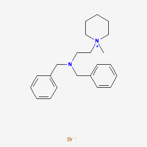 1-(2-(Dibenzylamino)ethyl)-1-methyl-piperidinium bromide