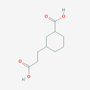 Cyclohexanepropanoicacid, 3-carboxy-
