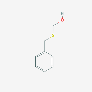 molecular formula C8H10OS B3044732 Methanol, 1-[(phenylmethyl)thio]- CAS No. 100378-43-6