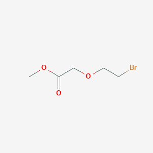molecular formula C5H9BrO3 B3044811 Acetic acid, 2-(2-bromoethoxy)-, methyl ester CAS No. 100463-97-6