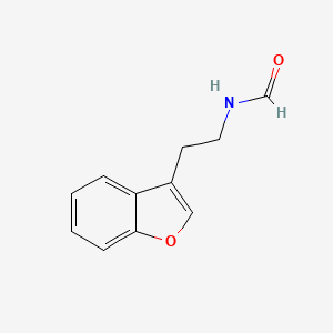 molecular formula C11H11NO2 B3044823 3-(2-Formamidoethyl)benzo[b]furan CAS No. 100480-86-2