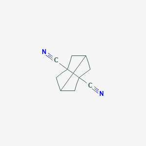 molecular formula C10H10N2 B304484 Tricyclo[3.3.0.0~3,7~]octane-1,5-dicarbonitrile 