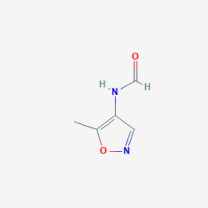 molecular formula C5H6N2O2 B3044844 N-(5-Methyl-1,2-oxazol-4-yl)formamide CAS No. 100499-62-5