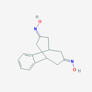 molecular formula C14H16N2O2 B304493 Tricyclo[6.3.3.0~2,7~]tetradeca-2,4,6-triene-10,13-dione dioxime 
