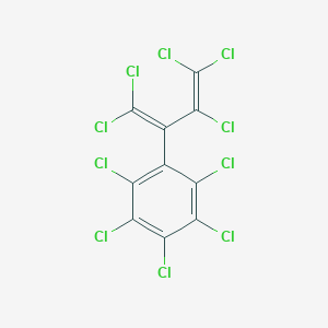 Benzene, pentachloro[2,3,3-trichloro-1-(dichloromethylene)-2-propenyl]-
