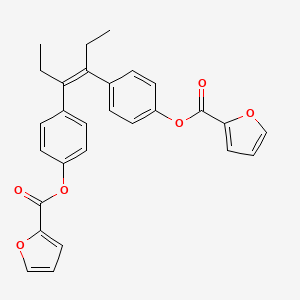 [4-[(Z)-4-[4-(furan-2-carbonyloxy)phenyl]hex-3-en-3-yl]phenyl] furan-2-carboxylate