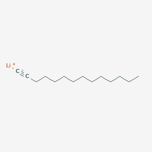 molecular formula C14H25Li B3044948 Lithium, 1-tetradecynyl- CAS No. 100585-97-5