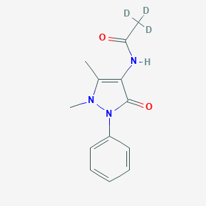 molecular formula C13H15N3O2 B030450 4-Acetamido Antipyrine-d3 CAS No. 342821-66-3