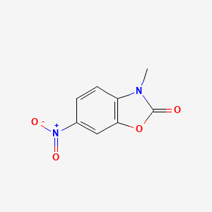 molecular formula C8H6N2O4 B3045002 3-methyl-6-nitro-1,3-benzoxazol-2-one CAS No. 101084-61-1