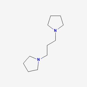 molecular formula C11H22N2 B3045003 Pyrrolidine, 1,1'-(1,3-propanediyl)bis- CAS No. 1012-29-9