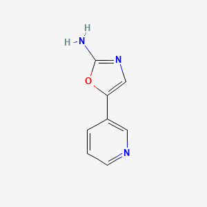 molecular formula C8H7N3O B3045019 5-(Pyridin-3-yl)oxazol-2-amine CAS No. 1014629-82-3