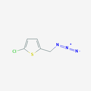 molecular formula C5H4ClN3S B3045029 2-(Azidomethyl)-5-chlorothiophene CAS No. 1015434-04-4