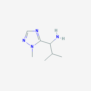 2-Methyl-1-(1-methyl-1H-1,2,4-triazol-5-yl)propan-1-amine